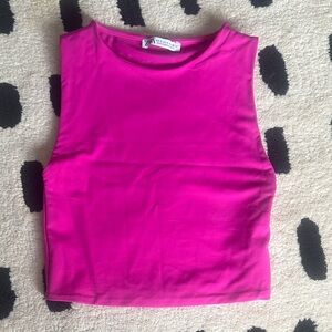 Zara Fuchsia Crop Top